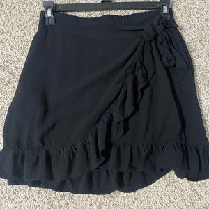 Black wrap skirt, target, size XS